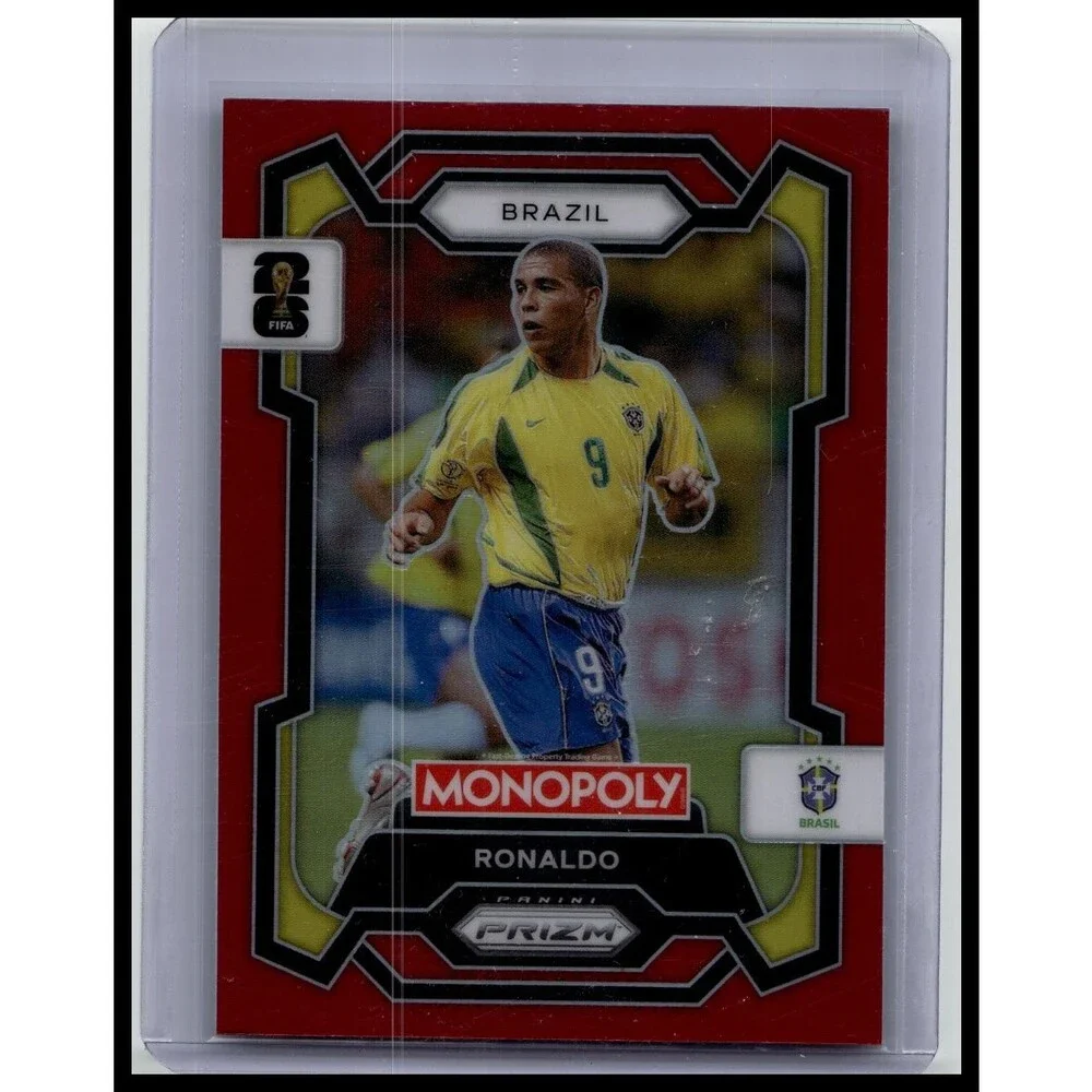 2026 Panini Prizm Monopoly World Cup Ronaldo #18 Brazil Red